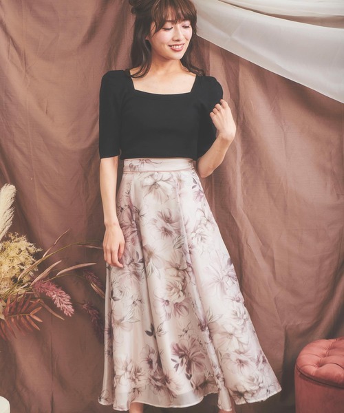 NOELA（ノエラ）の「ウォッシャブルパワショルニット（ニット/セーター・レディース・ブラック/オフホワイト/ボルドー/キャメル/モカ・FREE）」の19枚目の写真