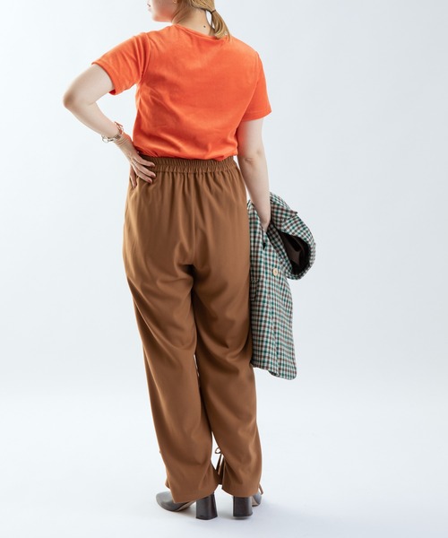 UNSPARE（アンスペア）の「■【UNSPARE/アンスペア】ベロアTシャツ/WEB限定一部店舗限定（Tシャツ/カットソー・レディース・グリーン/ブルー/オレンジ・FREE）」の22枚目の写真