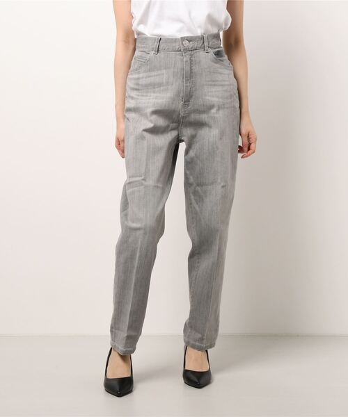 Abahouse Devinette（ドゥヴィネット）の「【BRAHMIN】テーパードデニムパンツ（デニムパンツ・レディース・インディゴブルー/ライトグレー/オフホワイト・36/38）」の2枚目の写真