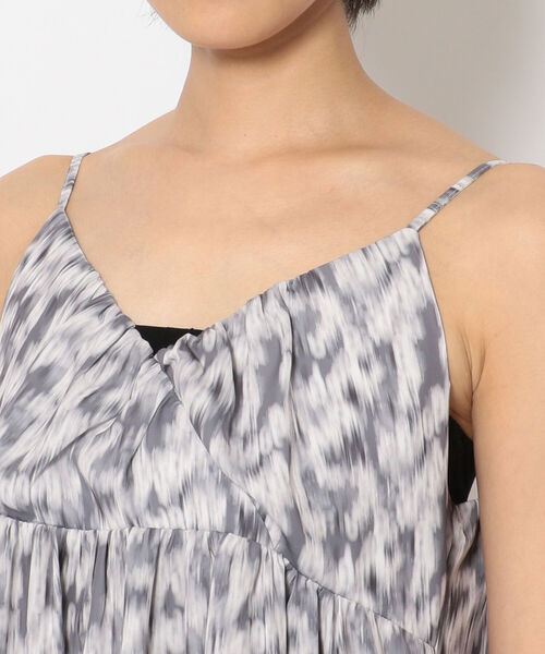 B'2nd（ビーセカンド）の「EACH(イーチ) @NUANCE PATTERN CAMISOLE OP/ニュアンスパターン キャミソールワンピース（ワンピース・レディース・グレー/パープル・FREE）」の5枚目の写真