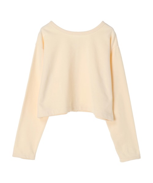 earth music&ecology（アースミュージックアンドエコロジー）の「前後2wayショートスナップカーディガン（カーディガン/ボレロ・レディース・ブラック/その他8・S/M）」の7枚目の写真