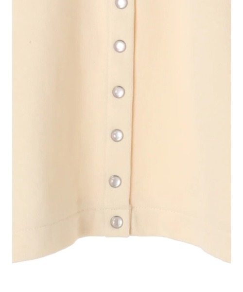 earth music&ecology（アースミュージックアンドエコロジー）の「前後2wayショートスナップカーディガン（カーディガン/ボレロ・レディース・ブラック/その他8・S/M）」の8枚目の写真