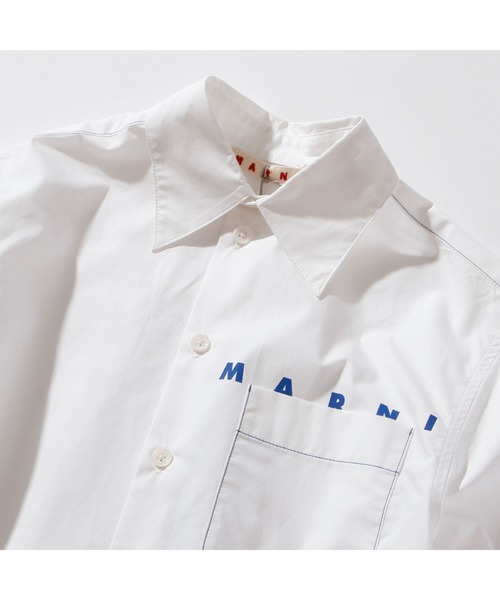 MARNI（マルニ）の「MARNI（マルニ）Kids & Junior 　長袖シャツ（シャツ/ブラウス・キッズ・ホワイト・6Y/8Y/10Y/12Y/14Y/4Y）」の4枚目の写真