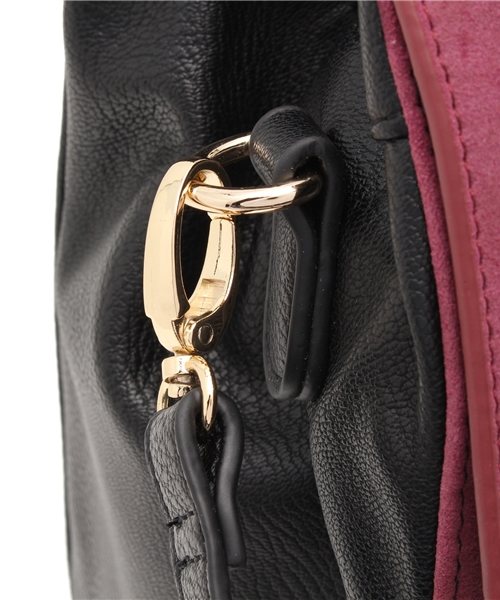 CIAOPANIC（チャオパニック）の「【Ciaopanic】スエードコンビアオリボストン（ボストンバッグ・レディース・ブルー/ワインレッド/ベージュ・0）」の12枚目の写真