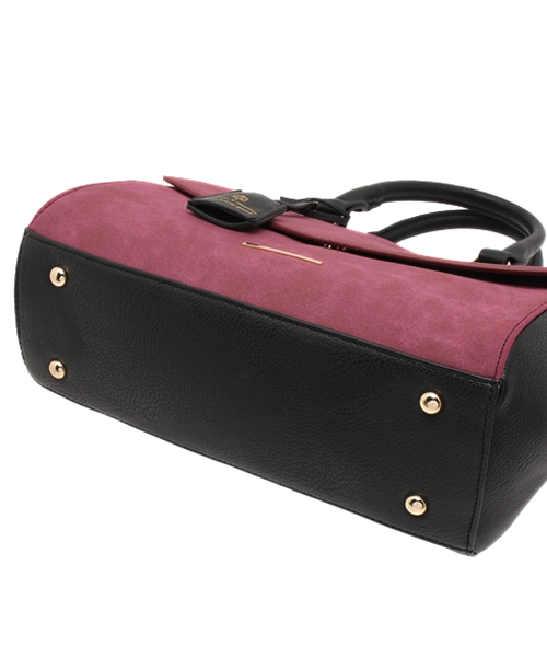 CIAOPANIC（チャオパニック）の「【Ciaopanic】スエードコンビアオリボストン（ボストンバッグ・レディース・ブルー/ワインレッド/ベージュ・0）」の20枚目の写真