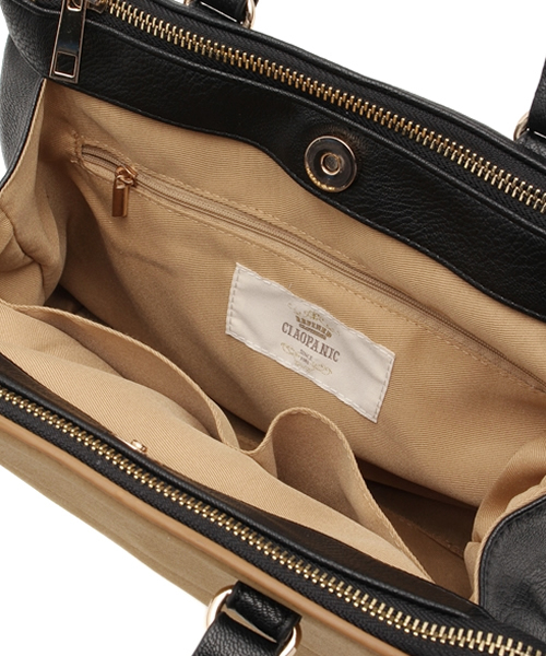 CIAOPANIC（チャオパニック）の「【Ciaopanic】スエードコンビアオリボストン（ボストンバッグ・レディース・ブルー/ワインレッド/ベージュ・0）」の16枚目の写真