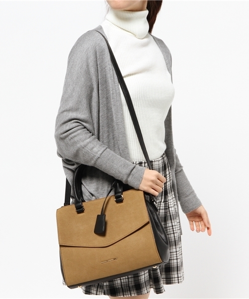 CIAOPANIC（チャオパニック）の「【Ciaopanic】スエードコンビアオリボストン（ボストンバッグ・レディース・ブルー/ワインレッド/ベージュ・0）」の18枚目の写真