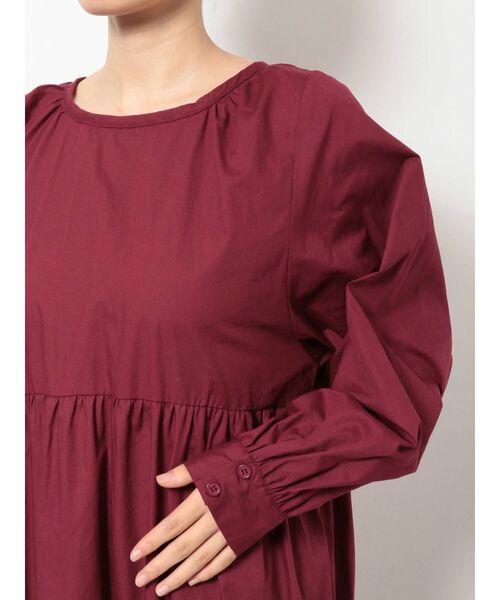 jouetie（ジュエティ）の「ラインニットレイヤードワンピース（ワンピース・レディース・オフホワイト/ブラック/ベージュ・MEDIUM）」の6枚目の写真