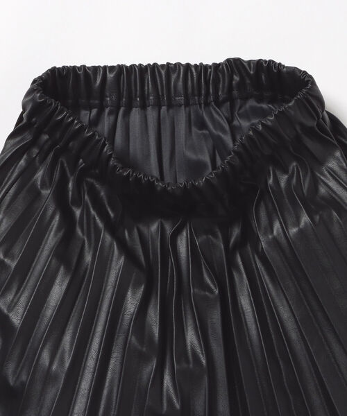 BEAMS HEART(ビームスハート)の「BEAMS HEART / フェイクレザー プリーツスカート(スカート・レディース・ブラック/イエロー系その他2・FREE)」の8枚目の写真