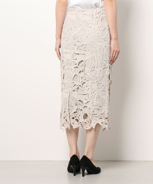 FEERICHELU（フェリーシェル）の「スカート レース タイトIライン FEERICHELU（スカート・レディース・ホワイト/ブラック/グレイッシュベージュ/ピンクベージュ/グレー/ラベンダー/ブルー系その他/ネイビー/サックスブルー・S/M）」の19枚目の写真