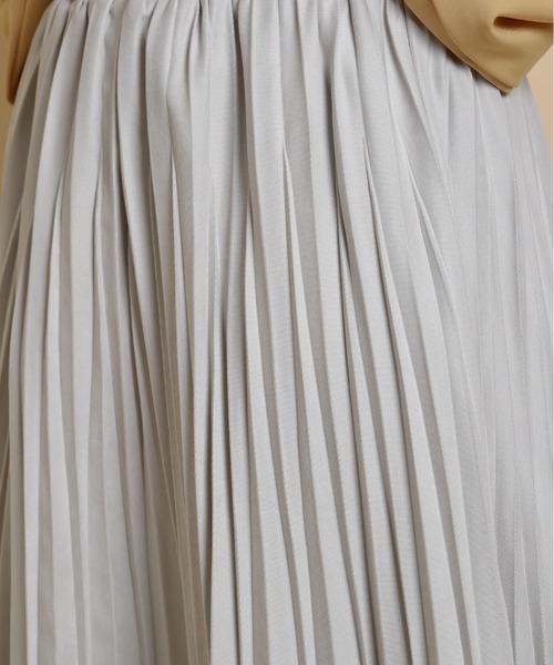 INTERPLANET（インタープラネット）の「マイクロコーデュロイプリーツスカート（スカート・レディース・ラベンダー/ライラック/グレイッシュベージュ・FREE）」の7枚目の写真