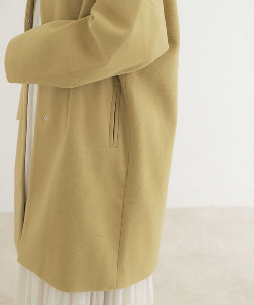 ITEMS URBANRESEARCH（アイテムズ アーバンリサーチ）の「ノーカラーコート（その他アウター・レディース・グリーン/グレー/ブラウン/ベージュ・FREE）」の15枚目の写真