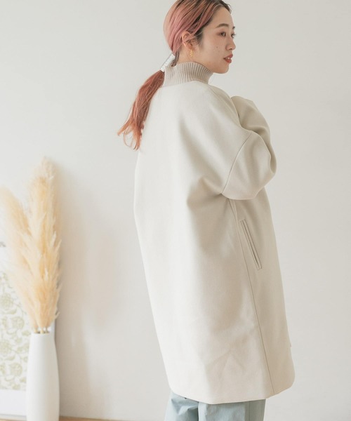 ITEMS URBANRESEARCH（アイテムズ アーバンリサーチ）の「ノーカラーコート（その他アウター・レディース・グリーン/グレー/ブラウン/ベージュ・FREE）」の20枚目の写真