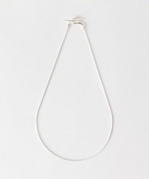 Soierie（ソワリー）の「＜Soierie（ソワリー）＞CORD ネックレス（ネックレス・レディース・シルバー/ゴールド・FREE）」の2枚目の写真