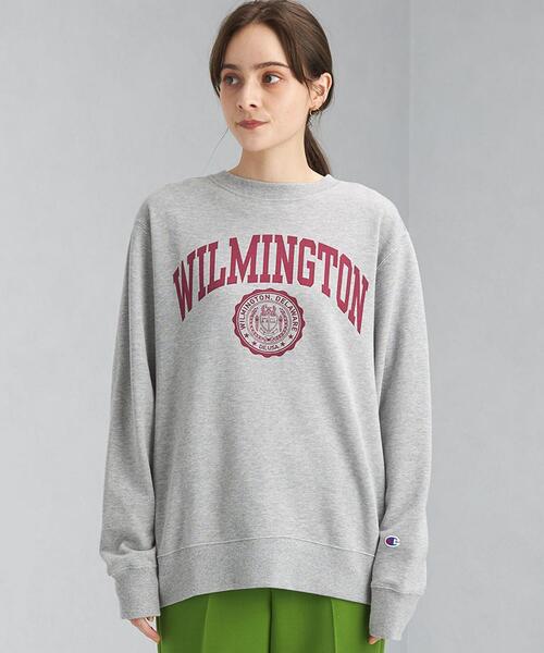 Champion（チャンピオン）の「【WEB限定】＜Champion(チャンピオン)＞ COLLEGIATE プルオーバー スウェット（スウェット・レディース・ホワイト/ダークブラウン/グレー・L）」の20枚目の写真