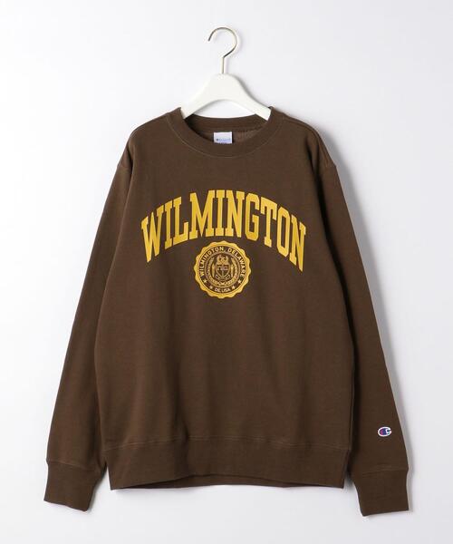 Champion（チャンピオン）の「【WEB限定】＜Champion(チャンピオン)＞ COLLEGIATE プルオーバー スウェット（スウェット・レディース・ホワイト/ダークブラウン/グレー・L）」の22枚目の写真