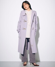 ダイアグラム◇フードファーダブルコート ウールコート エコファー ウールビーバー Diagram（ダイアグラム）の「フードファーダブルコート（ダッフル