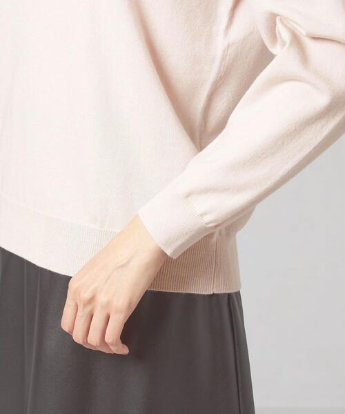 THE STATION STORE(ザ ステーション ストア)の「<closet story>ベーシック クルーネック ニット -ウォッシャブル-(ニット/セーター・レディース・ネイビー/オフホワイト/ピンク・FREE)」の8枚目の写真