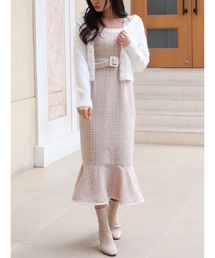 MIIA | 【WEB限定】ツィードマーメイドジャンスカ(ジャンパースカート)