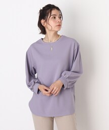 DRESKIP | ゆるシルエット袖口ギャザートップス(Tシャツ/カットソー)