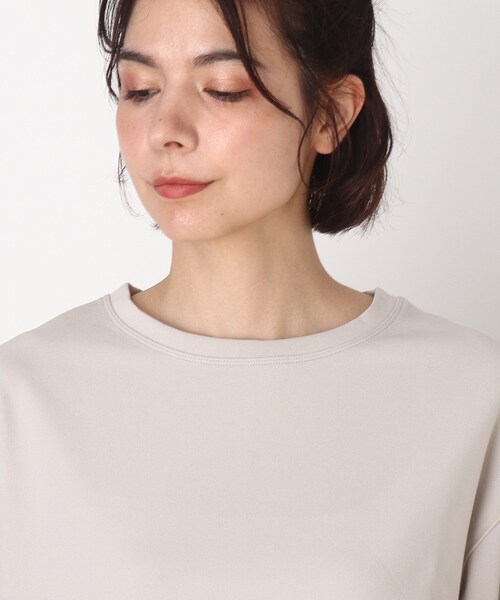 DRESKIP（ドレスキップ）の「◆ゆるシルエット袖口ギャザートップス（Tシャツ/カットソー・レディース・ライトパープル/ライトグレー/ダークブラウン/ブラック・03/04/02）」の19枚目の写真