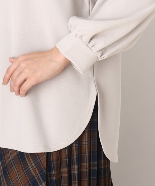 DRESKIP（ドレスキップ）の「◆ゆるシルエット袖口ギャザートップス（Tシャツ/カットソー・レディース・ライトパープル/ライトグレー/ダークブラウン/ブラック・03/04/02）」の20枚目の写真