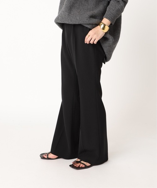 Deuxieme Classe（ドゥーズィエムクラス）の「イージーフレアパンツ(2wayカルゼ)（その他パンツ・レディース・ベージュ/ブラック・34/38/36）」の3枚目の写真