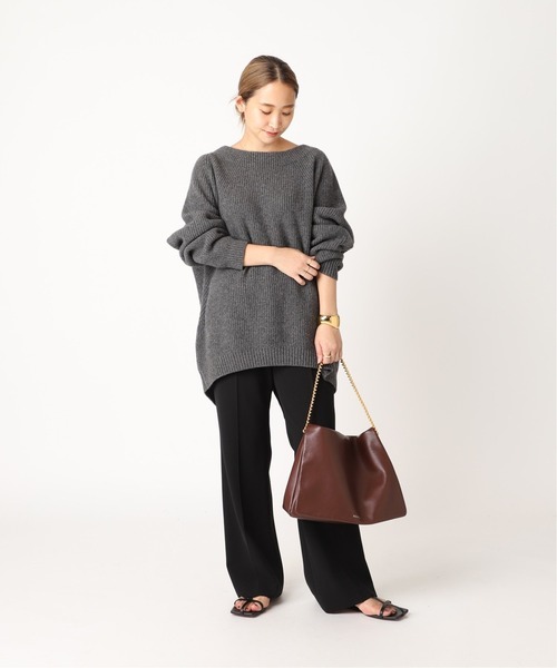 Deuxieme Classe（ドゥーズィエムクラス）の「イージーフレアパンツ(2wayカルゼ)（その他パンツ・レディース・ベージュ/ブラック・34/38/36）」の5枚目の写真