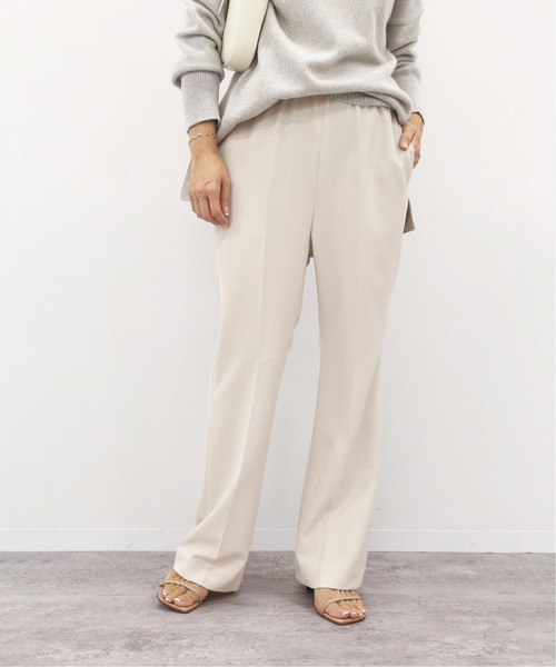 Deuxieme Classe（ドゥーズィエムクラス）の「イージーフレアパンツ(2wayカルゼ)（その他パンツ・レディース・ベージュ/ブラック・34/38/36）」の14枚目の写真