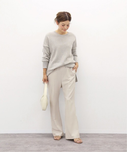 Deuxieme Classe（ドゥーズィエムクラス）の「イージーフレアパンツ(2wayカルゼ)（その他パンツ・レディース・ベージュ/ブラック・34/38/36）」の17枚目の写真