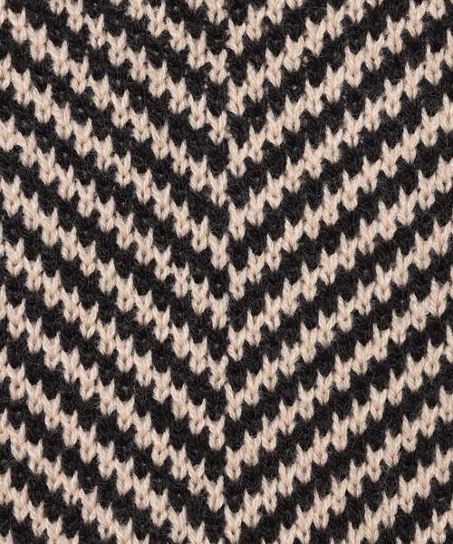 INGNI(イング)の「ヘリンボーンモックネックニット(ニット/セーター・レディース・ブラック系その他2/ブラック系その他6・M)」の10枚目の写真