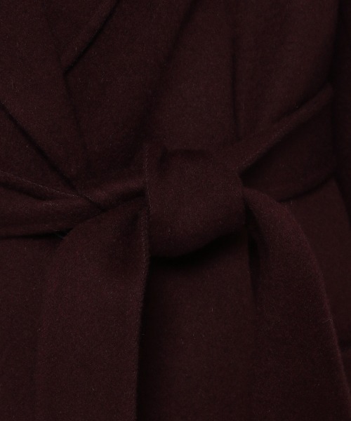 yuw（ユウ）の「WOOL RIVER BIG COAT　237852（チェスターコート・レディース・ブラック/レッド/グリーン・FREE）」の18枚目の写真