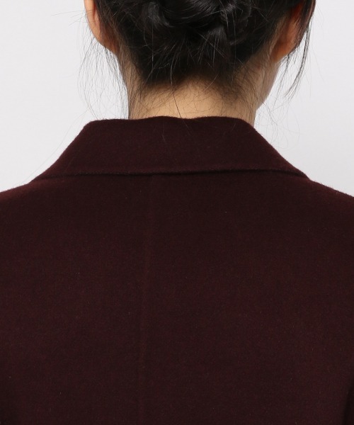 yuw（ユウ）の「WOOL RIVER BIG COAT　237852（チェスターコート・レディース・ブラック/レッド/グリーン・FREE）」の16枚目の写真