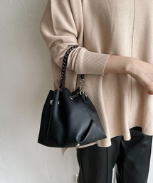 CAPRICIEUX LE'MAGE | かがりチェーンドロストショルダーバッグ(ショルダーバッグ)