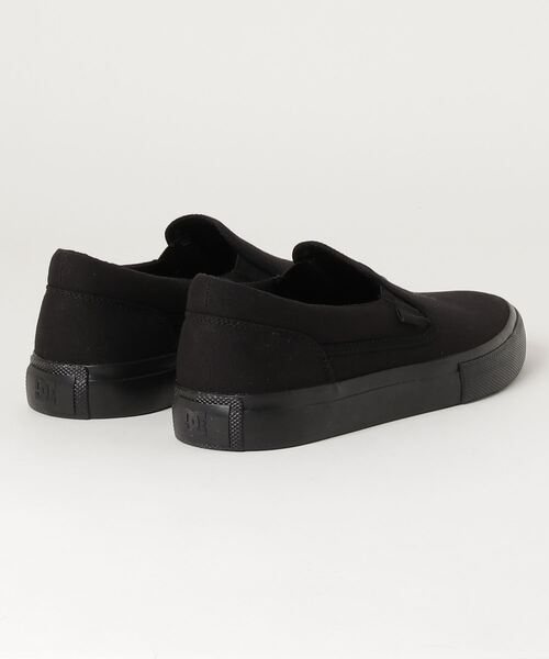 DC(ディーシー)の「DC SHOES MANUAL SLIP-ON / ディーシーシューズ マニュアル スリッポン(スリッポン・メンズ・ブラック・27.5cm/26.5cm/27.0cm/28.0cm/26.0cm)」の3枚目の写真