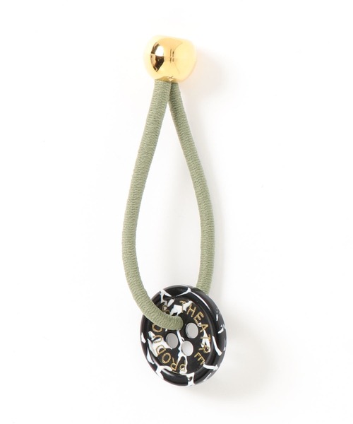 THEATRE PRODUCTS（シアタープロダクツ）の「＜新色追加＞コートボタンヘアゴム（ヘアゴム・レディース・ブラック/パープル/ピンク/オレンジ/ブルー・FREE）」の6枚目の写真