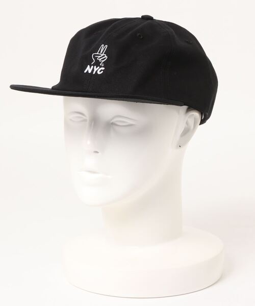 ONLY NY(オンリーニューヨーク)の「【ONLY NY / オンリーニューヨーク】Peace NYC Hat(キャップ・メンズ・ブラック/マルチ・FREE)」の6枚目の写真
