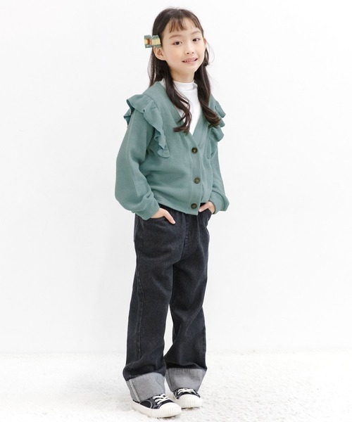 Bee des Bee（ビーデスビー）の「ニットカーディガン（ニット/セーター・キッズ・ブルー/グレー/ブラック・110cm/100cm/120cm/130cm/140cm/150cm）」の8枚目の写真