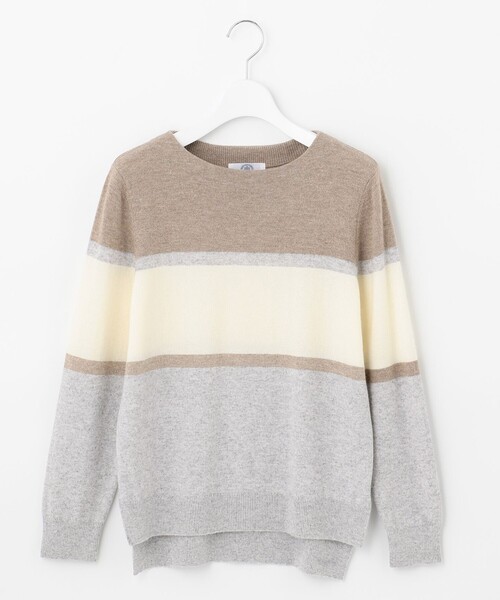 J.PRESS(ジェイプレス)の「【洗える】CASHMERE BLENDⅡ カラーブロック ニット(ニット/セーター・レディース・ホワイト系1/ブラウン系1/サックスブルー系1/ふじ色系1・MEDIUM/LARGE)」の20枚目の写真