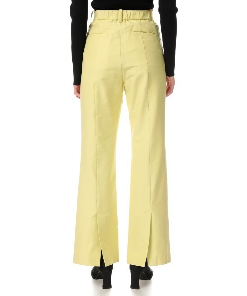 SLY（スライ）の「BACK SLIT PT バックスリット パンツ（スラックス・レディース・アイボリー/ライトイエロー/マルチ・2/1/0）」の13枚目の写真