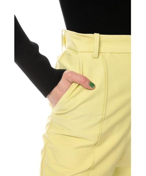 SLY（スライ）の「BACK SLIT PT バックスリット パンツ（スラックス・レディース・アイボリー/ライトイエロー/マルチ・2/1/0）」の15枚目の写真