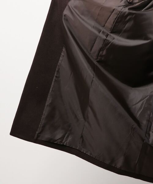 mizuiroind（ミズイロインド）の「mizuiro ind スタンドカラーロングコート（その他アウター・レディース・ダークブラウン/ベージュ/ブラック/ネイビー/チャコールグレー・FREE）」の12枚目の写真