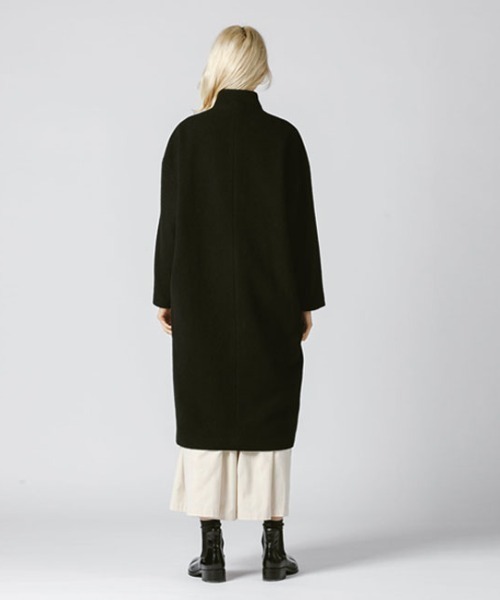 mizuiroind（ミズイロインド）の「mizuiro ind スタンドカラーロングコート（その他アウター・レディース・ダークブラウン/ベージュ/ブラック/ネイビー/チャコールグレー・FREE）」の20枚目の写真
