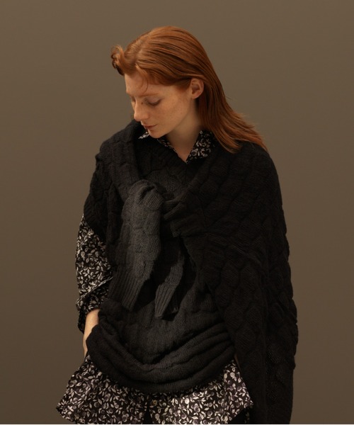 mizuiroind（ミズイロインド）の「mizuiro ind スタンドカラーロングコート（その他アウター・レディース・ダークブラウン/ベージュ/ブラック/ネイビー/チャコールグレー・FREE）」の6枚目の写真