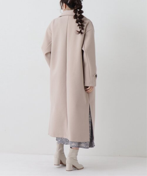 RAY CASSIN（レイカズン）の「フェイクウールシングルチェスターコート（チェスターコート・レディース・ピンクベージュ/ライトカーキ/グレイッシュベージュ・MEDIUM/LARGE）」の10枚目の写真