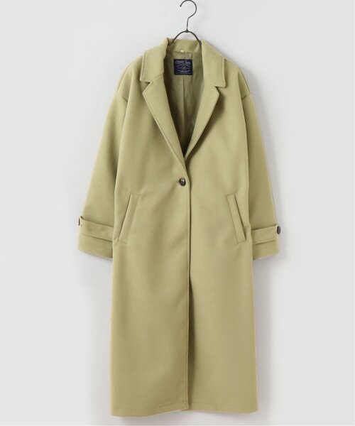 RAY CASSIN（レイカズン）の「フェイクウールシングルチェスターコート（チェスターコート・レディース・ピンクベージュ/ライトカーキ/グレイッシュベージュ・MEDIUM/LARGE）」の18枚目の写真