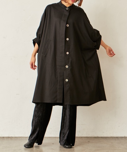 Lui's(ルイス)の「楊柳ベロアスリットワイドパンツ(その他パンツ・レディース・ブラック/パープル・FREE)」の6枚目の写真