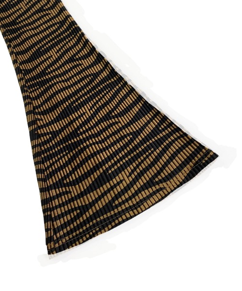 Avvenente（アベネンテ）の「【Avvenente】ゼブラ柄プリーツフレアパンツ（その他パンツ・レディース・ダークグリーン/ブラウン/アイボリー・FREE）」の20枚目の写真