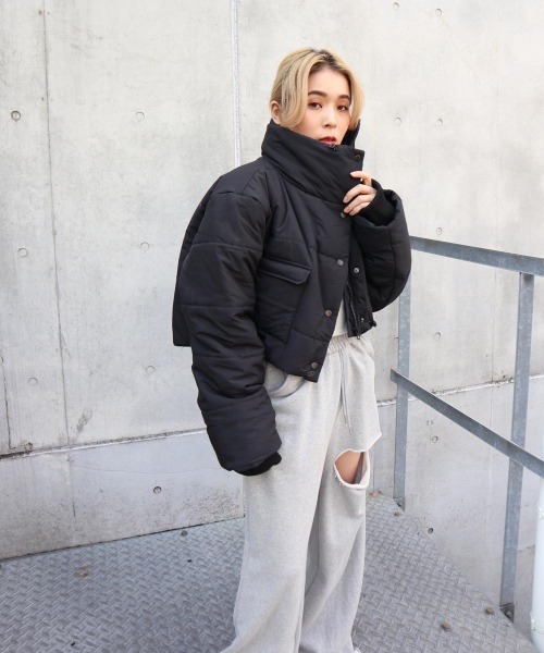 FIG&VIPER（フィグアンドバイパー）の「中綿ショートJK（その他アウター・レディース・ブラック/ベージュ/グリーン・FREE）」の16枚目の写真