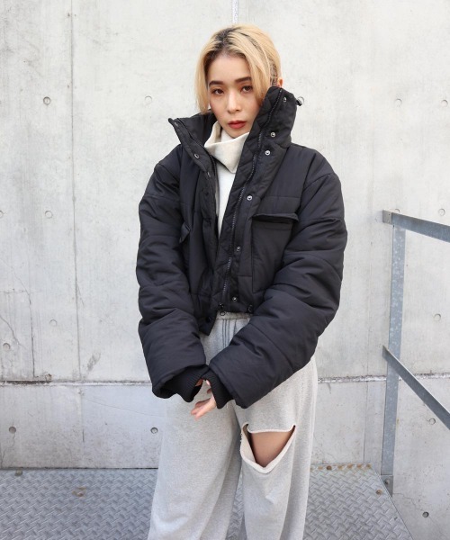 FIG&VIPER（フィグアンドバイパー）の「中綿ショートJK（その他アウター・レディース・ブラック/ベージュ/グリーン・FREE）」の19枚目の写真